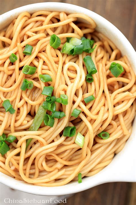 Easy Ginger Scallion Noodles - China Sichuan Food