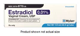 ESTRADIOL VAGINAL CREAM, USP, 0.01% (Estrace) 001 | Mylan