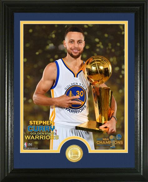 Serial #1! Stephen Curry 2017 NBA Finals "Trophy" Single Coin Photo ...