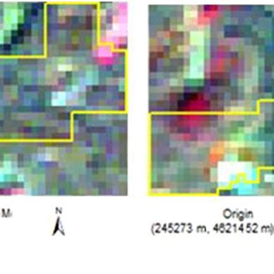 Comparison images before radiometric correction and after radiometric... | Download Scientific ...