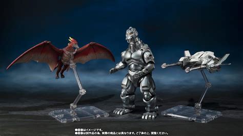 S.H.MonsterArts Mechagodzilla, Garuda & Fire Rodan - Makuhari Decisive ...