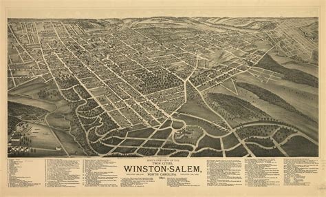 Winston-Salem, NC, USA 1891. Arguably the birthplace of Big Tobacco. Here you can see why. : r ...