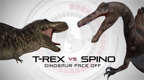 T-Rex vs Spinosaurus Fight Simulation | 3D Face-Off In-Depth Analysis - YouTube