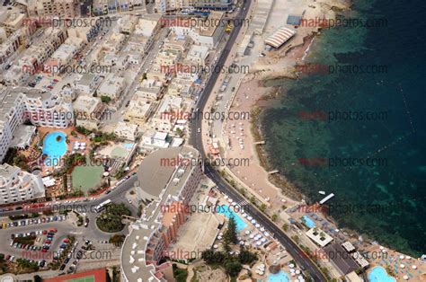 Bugibba Aerial Coast Dolmen Hotel - Malta Photos