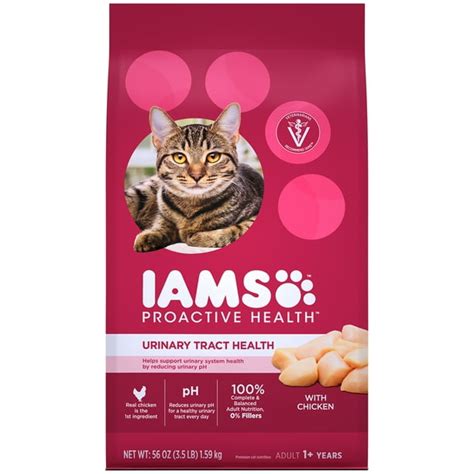 Iams Proactive Health Adult Urinary Tract Health with Chicken Dry Cat Food, 3.5 lb - Walmart.com ...