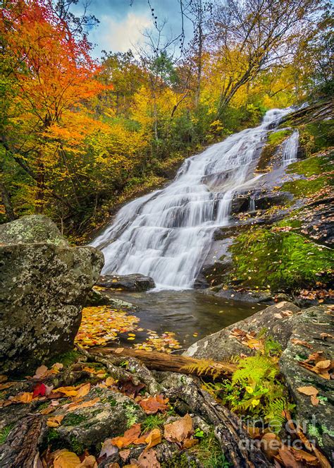 Upper Cascades of Crabtree Falls Virginia I Photograph by Karen Jorstad ...