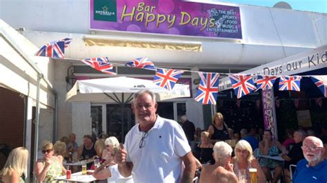 Owner of legendary Benidorm bar Happy Days & star of Bargain Loving Brits In The Sun Graham ...