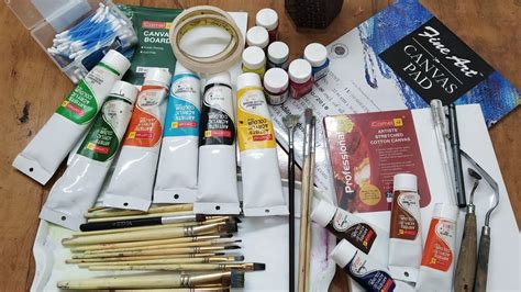 My Art Supplies for Beginners/Acrylic Painting Supplies for beginners ...