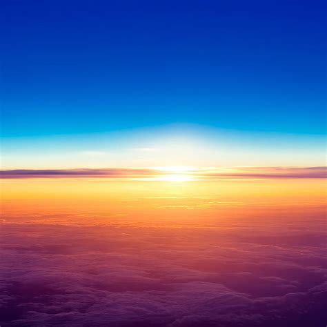 HD wallpaper: iPad Air, Sunrise, Horizon, Sky, Landscape, sunset | Wallpaper Flare