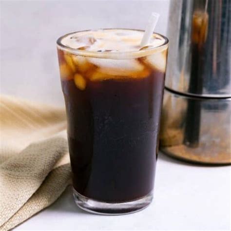 Iced Americano Coffee | Little Bit Recipes