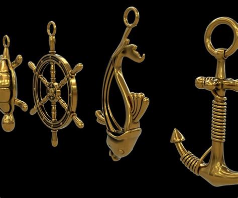 ArtStation - Pendant Jewelry collection STL Ready for 3D Print | Game ...