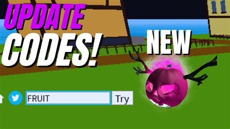 *NEW* UPDATE! CODES! FREE FRUIT* Blox Fruits ROBLOX - YouTube