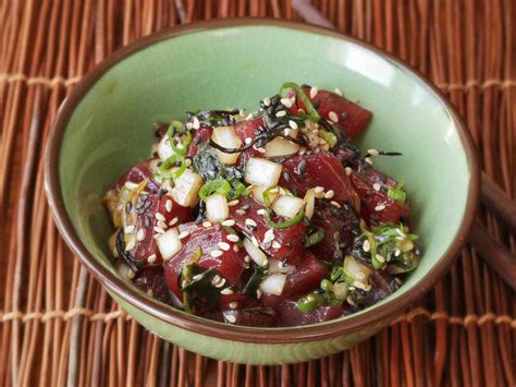 Tuna Poke (Hawaiian Raw-Tuna Salad) Recipe