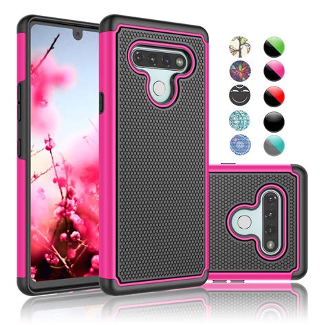 LG Stylo 6 Cases, LG Stylo 6 Plus Case, LG Stylus 6 Case, Njjex Ruugged Rubber Scratch Resistant ...