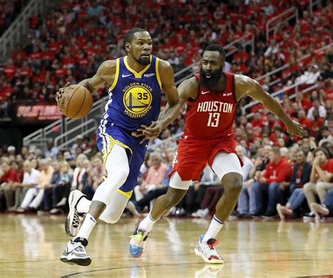 Kevin Durant, James Harden survive injury scares in Game 4