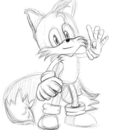 Tails Sketch by LCPython on DeviantArt