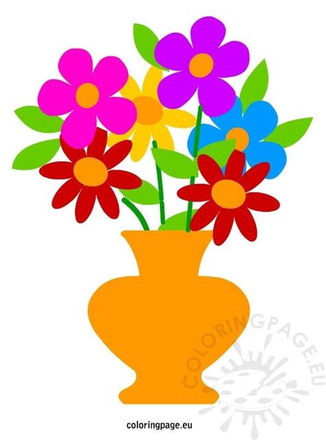 38 Best Of Flower Vase Cartoon Images | Flower vase drawing, Cartoon flowers, Handmade vase