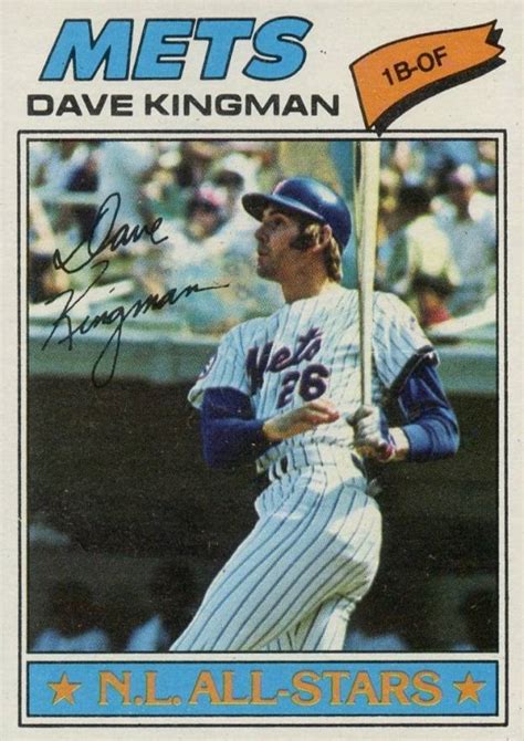 1977 Topps Dave Kingman #500 Baseball - VCP Price Guide