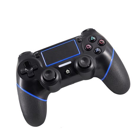 Onever PS4 Controller Bluetooth Vibration Gamepad Black Wireless Game ...