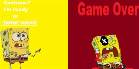 Spongebob bootleg game over by Arvin-IranianPuppy on DeviantArt