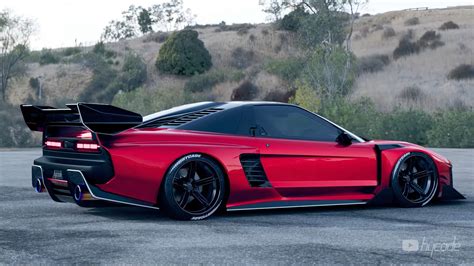 Honda NSX Custom Wide Body Kit by Hycade Køb med levering, installation ...