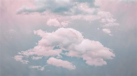 Wallpaper Clouds, Sky, Porous, Pastel, Light - Pastel Wallpaper 4k - 2048x1152 Wallpaper - teahub.io