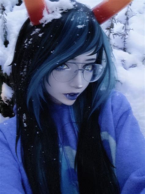 First Vriska Serket cosplay of 2024 🎱💙 : r/homestuck