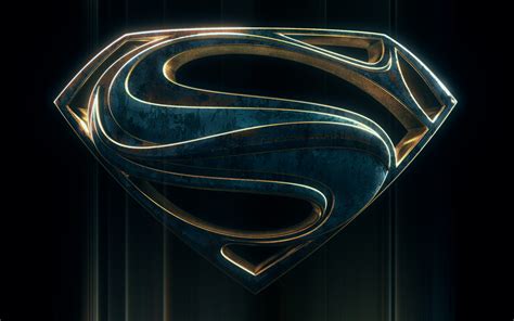 Bluish Man Of Steel Logo by blendedhead on DeviantArt