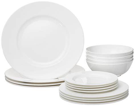 Lenox 886608 Classic Dinnerware Set (16 Piece), Bone China White: Amazon.co.uk: Kitchen & Home