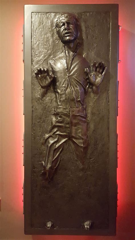 Han Solo in Carbonite - Rapid Build, Low Cost | Star wars man cave ...