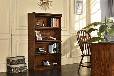 8641BR-4-Door Barrister Bookcase w/ Lift-Up Slide Back Doors - TENNESSEE ENTERPRISES, INC.