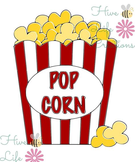 Movie Popcorn Svginstant Download Popcorn Svg File Instant - Etsy Canada | Movie popcorn ...