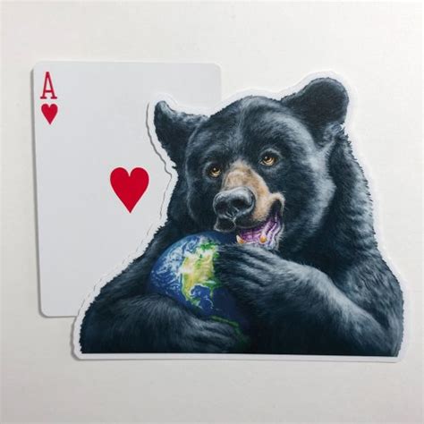 Bear Hug Sticker - LaMontagne Art