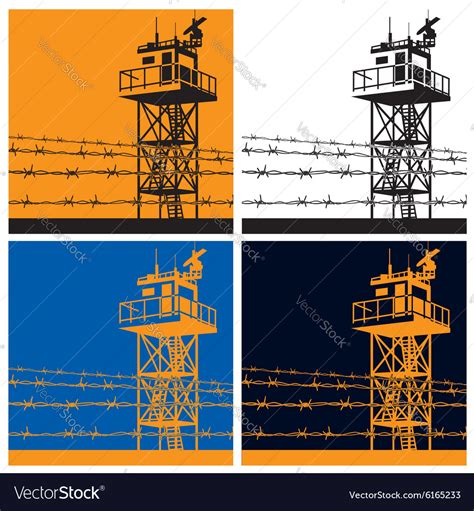 Watchtower Royalty Free Vector Image - VectorStock