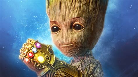 Baby Groot Gauntlet Wallpaper - Free Wallpapers for Apple iPhone And ...