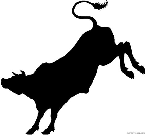 bucking bull silhouette clipart 10 free Cliparts | Download images on Clipground 2024