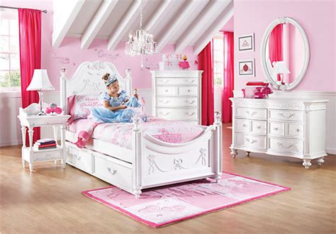 Disney Princess White Twin Poster Bedroom - Contemporary - Kids Bedroom Furniture Sets - by ...