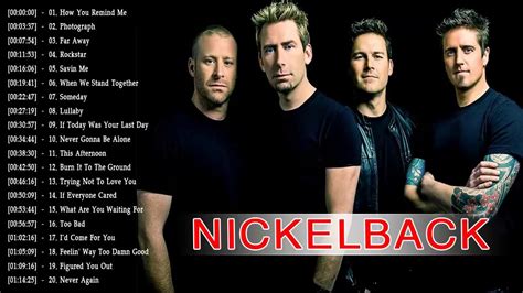 Nickelback Greatest Hits Full Album 2019 - Nickelback Best Songs 2019 | Best songs, Nickelback ...