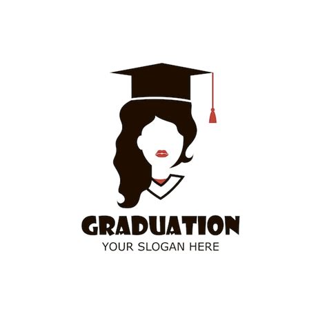 Premium Vector | Graduate girl silhouette