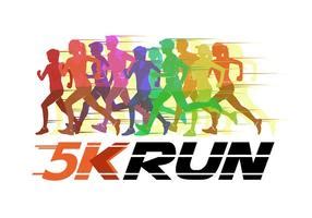 5K Running Logo - Download Free Vector Art, Stock Graphics & Images