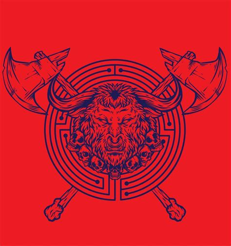 minotaur labyrinth art 3725273 Vector Art at Vecteezy