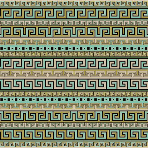 Meander Pattern - Greek Key Ornament #1 Digital Art by Lioudmila Perry | Fine Art America