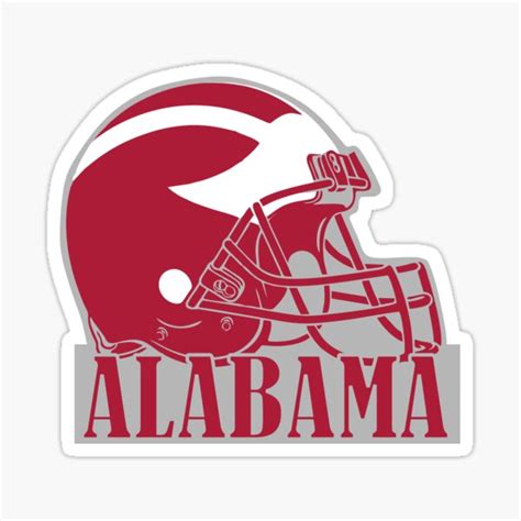 "Alabama Football" Sticker for Sale by kkamu21 | Redbubble