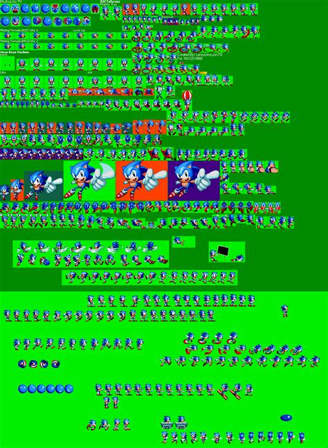 Sonic Mania Supersonic Sprites