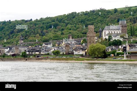 Oberwesel Germany on the Rhine River Stock Photo - Alamy