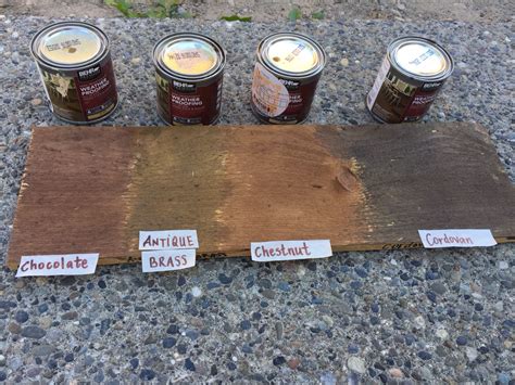 Behr wood stain fence chocolate, Cordova brown, Chestnut and antique brass colors! | Staining ...