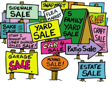 Funny Yard Sale Clipart #1 | Clipart Panda - Free Clipart Images