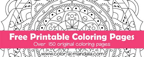 Mandala Coloring Pages Printable