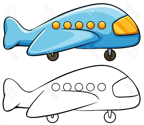 Airplane Cartoon Drawings | Free download on ClipArtMag