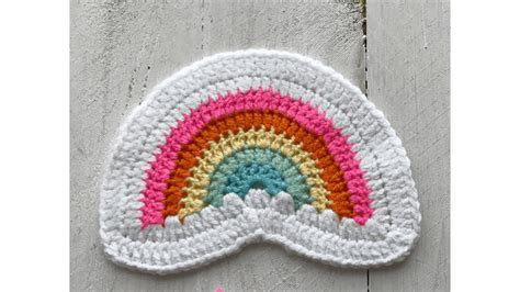 Free Rainbow Applique Crochet Pattern | Rainbow Crochet Pattern